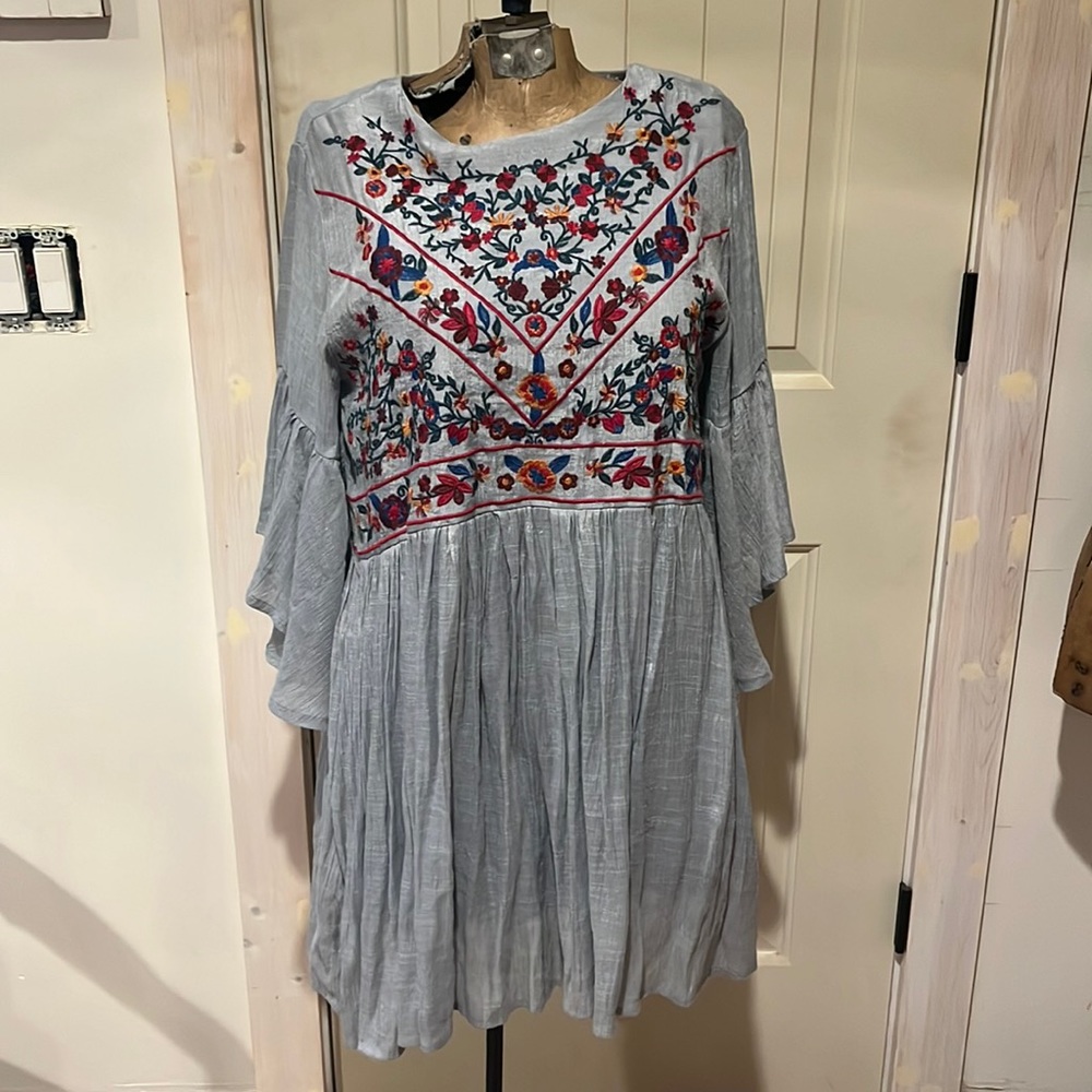 Umgee embroidered tunic dress